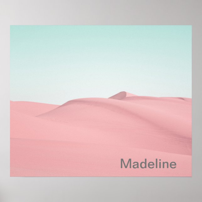 Poster Sand Dunes Desert Sky Foto Pessoal (Frente)