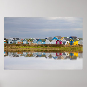 POSTER SANDBANK DE MUDEFORD, DORSET, INGLATERRA