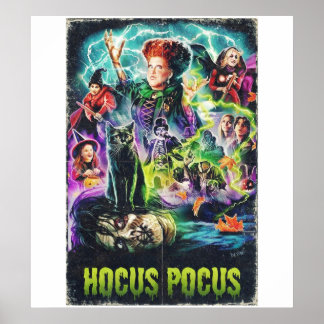 Poster Sanderson Sisters Hocus Pocus Halloween Gift