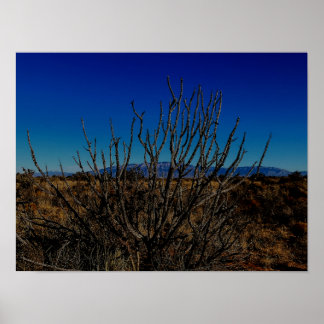 Poster Sandia Mountains Albuquerque 