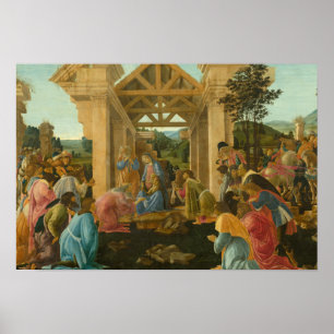 Poster Sandro Botticelli - A Adoração do Magi