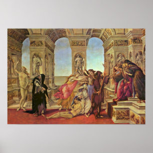 Pôster Sandro Botticelli - Calumny de Apelles