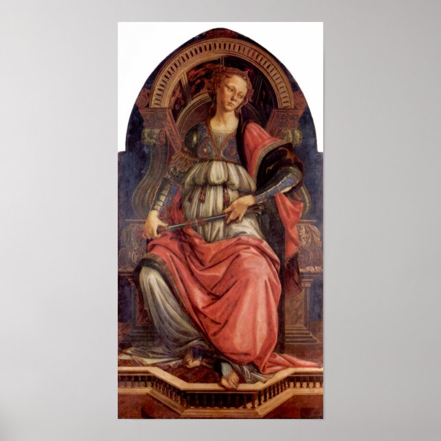 Pôster Sandro Botticelli-Fortitude (Frente)