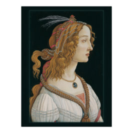 Pôster Sandro Botticelli Lady CC0321 Novas Opções