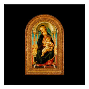 Pôster Sandro Botticelli Madonna e Child c 1470