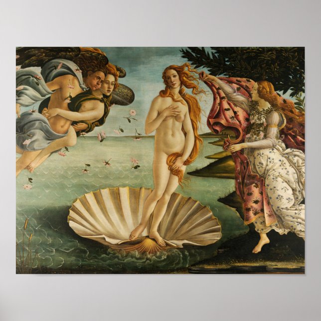 Poster Sandro Botticelli - O Nascimento de Vênus (Frente)