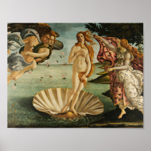 Poster Sandro Botticelli - O Nascimento de Vênus