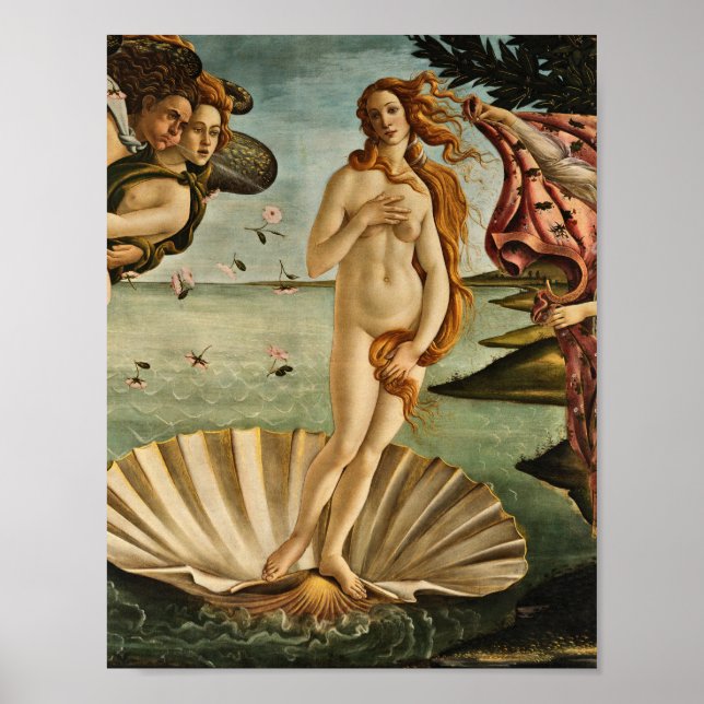 Poster Sandro Botticelli - O Nascimento de Vênus (Frente)