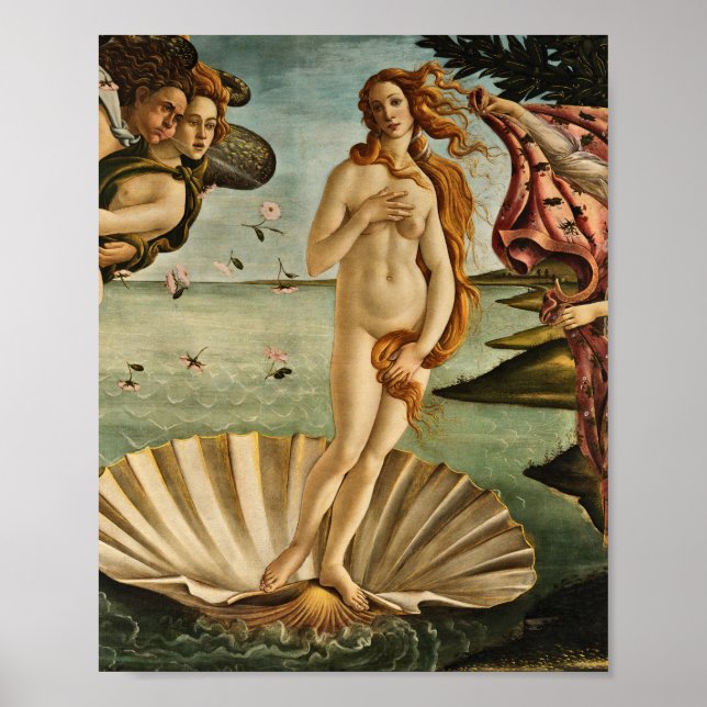 Poster Sandro Botticelli - O Nascimento de Vênus (Frente)