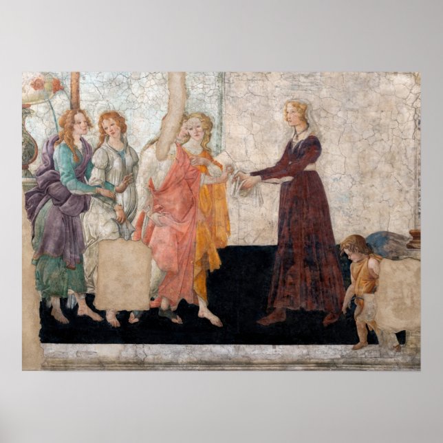 Poster Sandro Botticelli - Venus and the Three Graces (Frente)