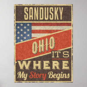 Poster Sandusky Ohio