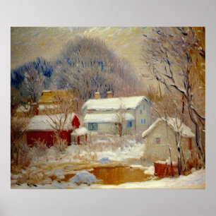 Poster Sandviken de Paisagem Norueguesa