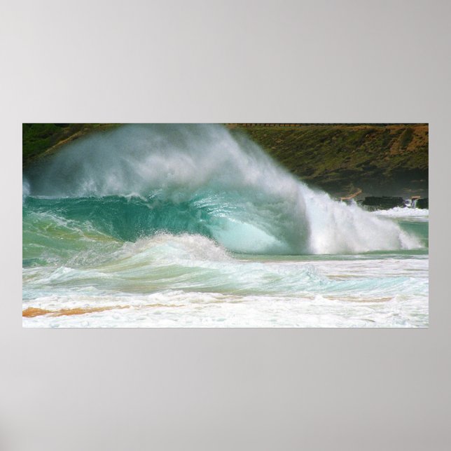 Poster Sandy Beach Big Surf (Frente)