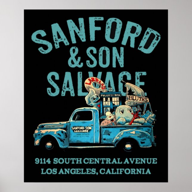 Poster Sanford e filho 9114 South Central (Frente)