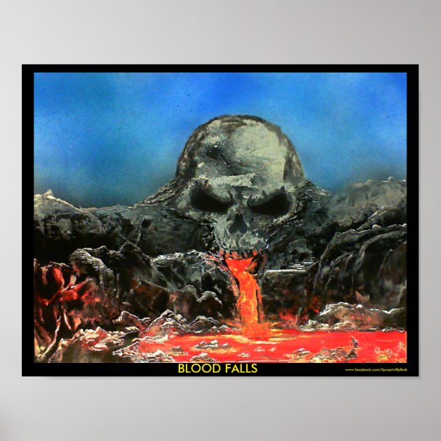 Pôster Sangue cai (Frente)