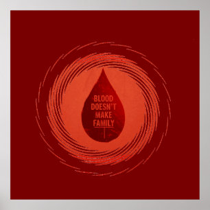 Poster Sangue não faz família