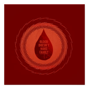 Pôster Sangue não faz família
