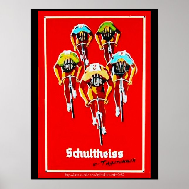 Poster "Sangue-suor & Gears & The Tour de France" (Frente)
