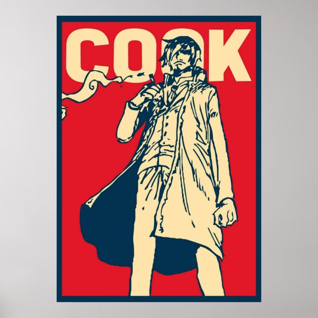 Poster Sanji, o cozinheiro (Frente)