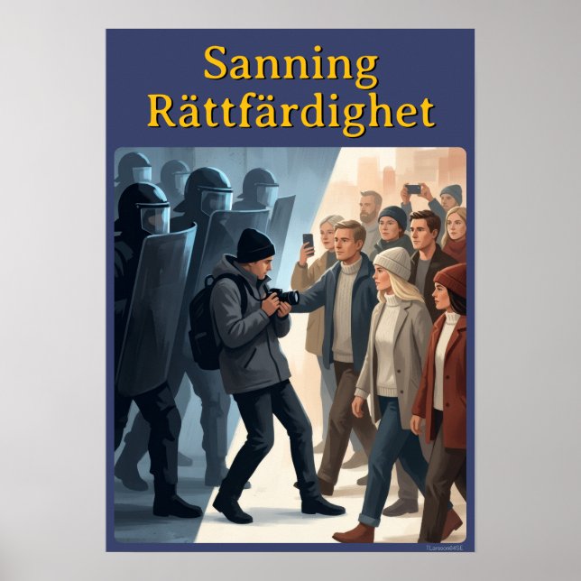 Poster — Sanning & rättfärdighet (Frente)
