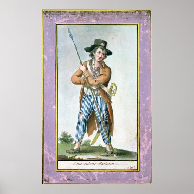 Pôster Sans-culotte parisiense (Frente)