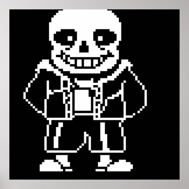 Poster Sans Undertale (Frente)