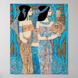 Pôster Santa Água Chen Yongle oriental meninas