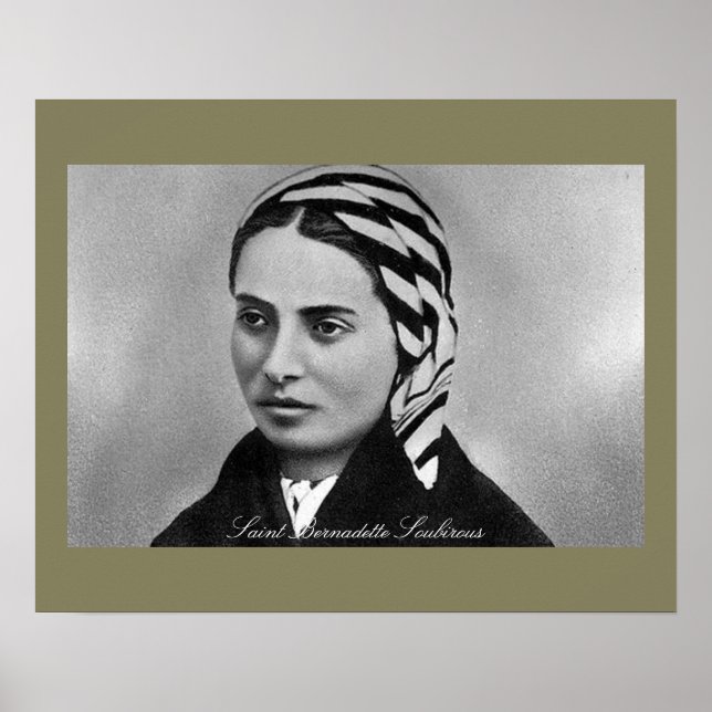 Pôster Santa Bernadette Soubirous (Frente)