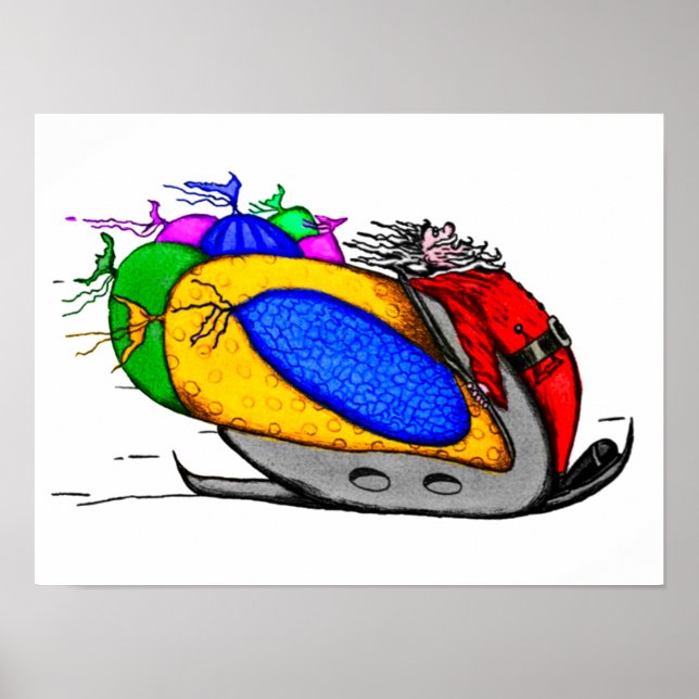 Poster Santa Claus (Frente)