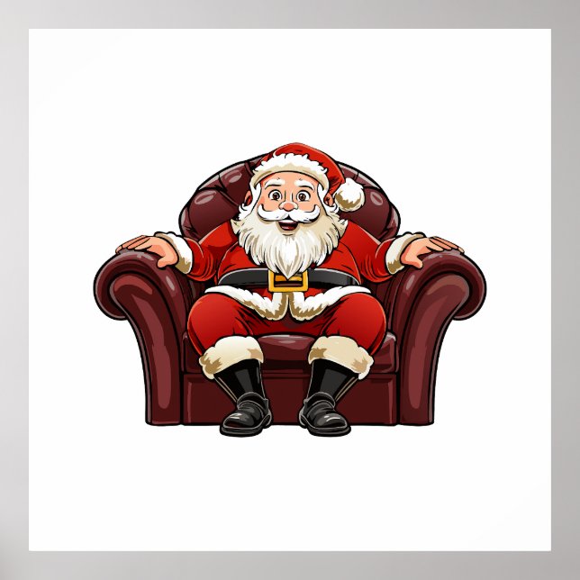 Poster Santa Claus (Frente)