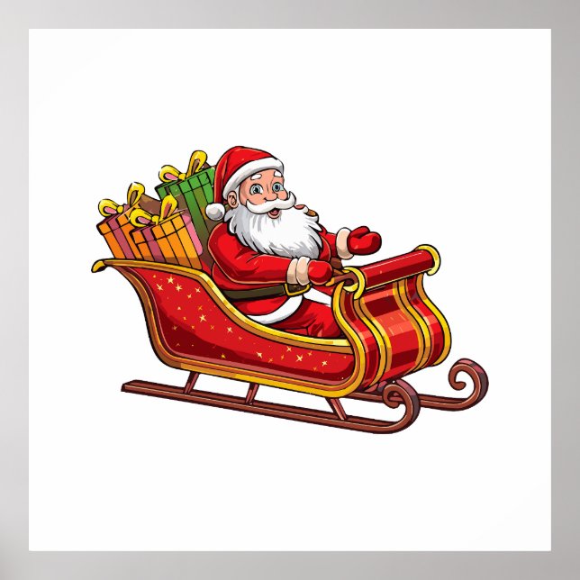 Poster Santa claus (Frente)