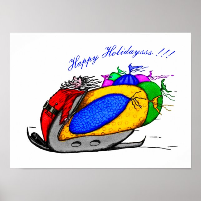 Poster Santa Claus (Frente)