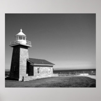 Poster Santa Cruz Lighthouse