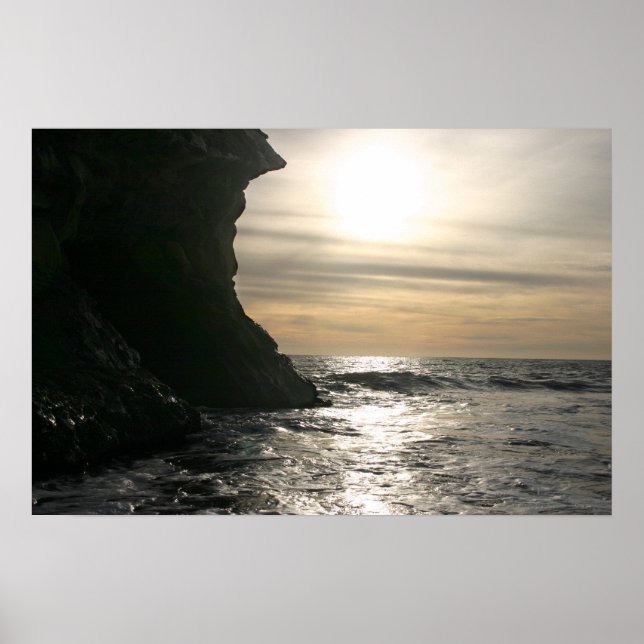 Pôster Santa Cruz sunset (Frente)