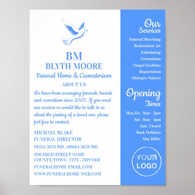 Poster Santa Dove, Casa Funerária, Diretores (Frente)