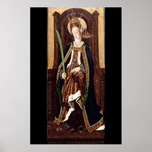 Poster SANTA ENGRÁCIA Santa Engracia De Zaragoza