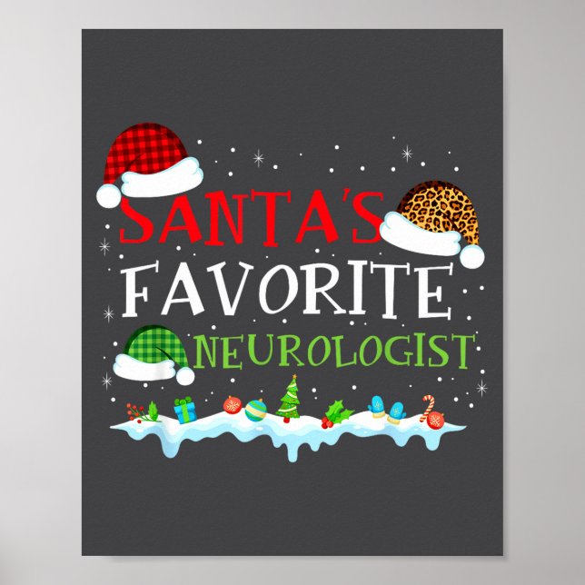 Poster Santa Fun Favorite s Neurologist Fun (Frente)
