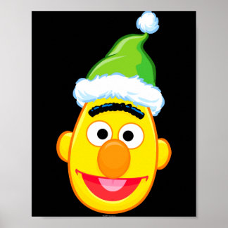 Poster Santa Hat Bert