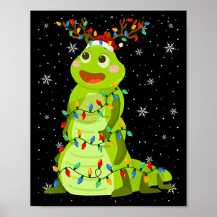 Poster Santa Hat Feia Nozes De Árvore De Natal