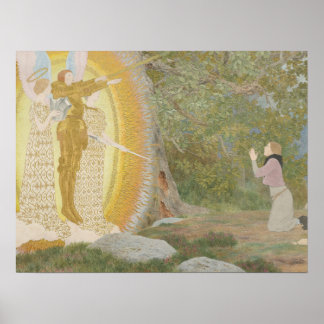 Poster Santa Joana d'Arc por Louis-Maurice Boutet de Monv