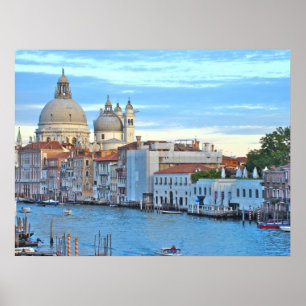 Pôster Santa Maria della Salute, Veneza, Itália Canal