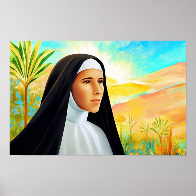 Poster Santa Marianne Cope: Luz da Compaixão (Frente)