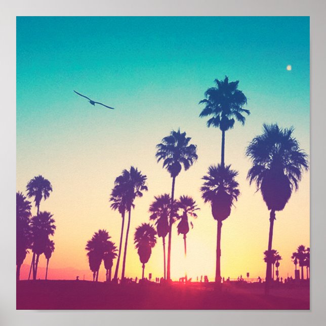 Poster Santa Monica Beach (Frente)