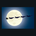 Poster Santa, Sleigh and F-16 Jets Military Christmas<br><div class="desc">This patriotic military holiday Christmas poster features Santa Claus and his sleigh pulled by a team of F-16 Fighting Falcon jets with a full moon background.</div>