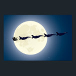 Poster Santa, Sleigh and F-16 Jets Military Christmas<br><div class="desc">This patriotic military holiday Christmas poster features Santa Claus and his sleigh pulled by a team of F-16 Fighting Falcon jets with a full moon background.</div>