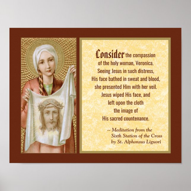 Poster Santa Verônica de Jerusalém (JM 60) (Frente)