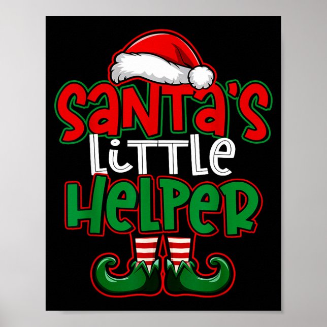 Poster Santa's Little Helper Espresso Martini Christmas T (Frente)