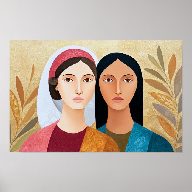Poster Santas Perpétua e Felicidade: Fiéis Juntas (Frente)