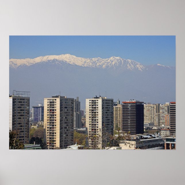 Poster Santiago, Chile (Frente)