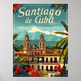 Poster Santiago de Cuba: Alma Rítmica do Caribe